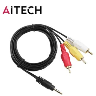 CABLE PLUG A 3 RCA 1.5M AITECH (C09010)