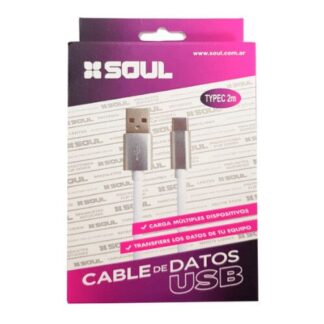 CABLE USB SOUL TIPO C  2 MTS.