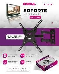 SOPORTE TV SOUL MOVIL 32'' A 55'' (SOP-TV500)