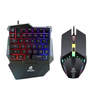 COMBO TECLADO Y MOUSE ONE-HANDED JK-913