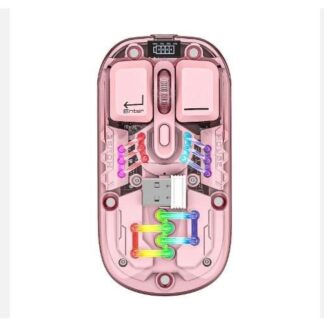 MOUSE INALAMBRICO JEQANG DUAL MODE TRANSPARENTE (JW-AP06)