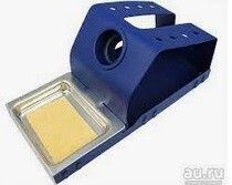 SUJETADOR DE CAUTIN G936 DE METAL (CON ESPONJA DE LIMPIEZA)