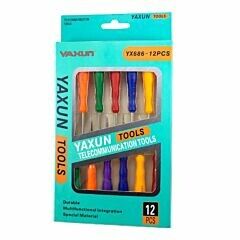 SET DE DESTORNILLADOR YAXUN YX686 (12 PIEZAS)