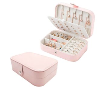 JOYERO MEDIANO PORTATIL DE CUERO SINTETICO (CAJABIJ01)