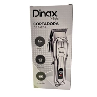 CORTADORA DE BARBA DINAX STYLE PANTALLA LED PLATEADO (CBCL607)