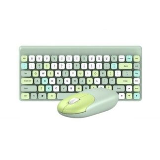 COMBO TECLADO Y MOUSE INALAMBRICO QW02 (COLORES)