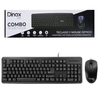 COMBO TECLADO Y MOUSE OPTICO DINAX (DX-COMBMT12)