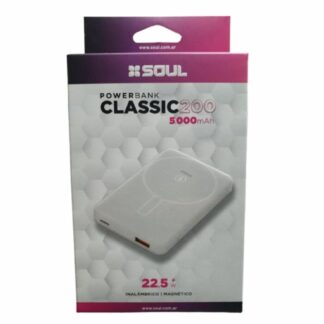 POWER BANK SOUL CLASSIC 200 INALAMBRICO/MAGNETICO 5000 mAh
