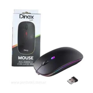 MOUSE INALAMBRICO DINAX CON LUCES RGB (DX-RGBMOU10)
