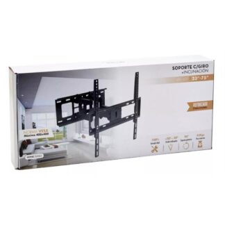 SOPORTE TV GIRATORIO NETMAK CON INCLINACION REFORZADO 23'' A 75'' (NM-ST13)