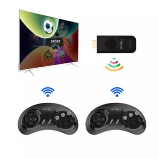 CONSOLA MINI INALAMBRICA NETMAK S900 5000 JUEGOS HD CON GAMEPAD (NM-S900)