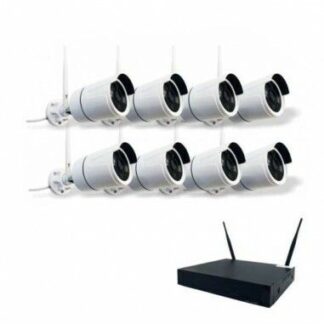 KIT 8 CAMARAS DE SEGURIDAD 5G WIFI  AHD 1080P (EC100155)