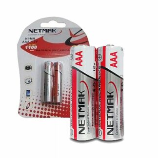 PILAS RECARGABLES NETMAK AAA 1100 MAH (NM-AAA110)