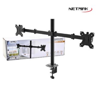SOPORTE PARA MONITOR NETMAK DOBLE 10''X32'' X2 (NM-ST18)