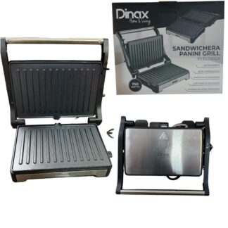 SANDWICHERA PANINI GRILL DINAX 750W (SAN-SM750M3N1-02)