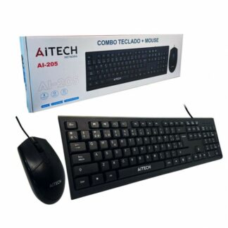 COMBO TECLADO Y MOUSE AITECH AI-205 (AITM010205M)