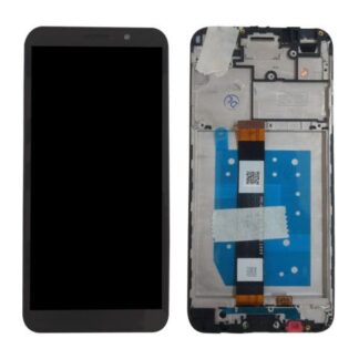 MODULO MOTOROLA E6 PLAY CON MARCO  (PIEZA ORIGINAL DEL TELEFONO NEGRO)