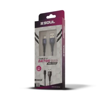 CABLE USB SOUL FULL JEAN TIPO C 2AMP.