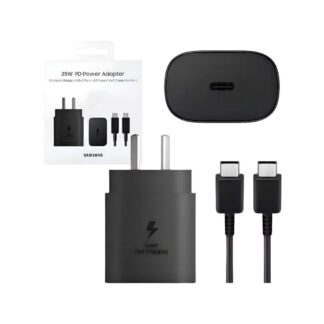 CARGADOR 220V. SAMSUNG CON CABLE TIPO C A TIPO C (25W PD)
