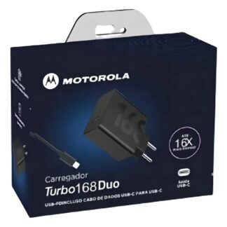 CARGADOR MOTOROLA TURBO POWER 168W CON CABLE TC A TC