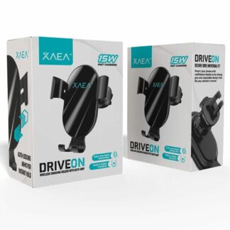 SOPORTE CELULAR XAEA DRIVEON PARA AUTO CON CARGA INALAMBRICA 15W