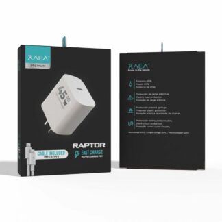 CARGADOR 220V XAEA RAPTOR TIPO C A TIPO C  (45W 5.1AMP)