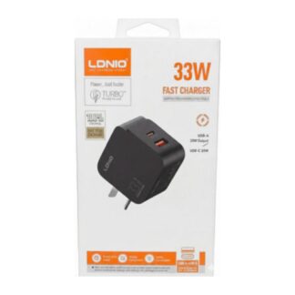 CABEZAL 220V. LDNIO 33W USB + TIPO C (EC101065)